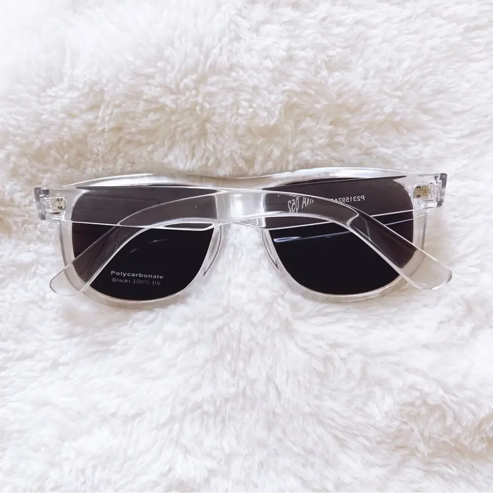 Simon Clear Blue Lenses Classic Sunglasses